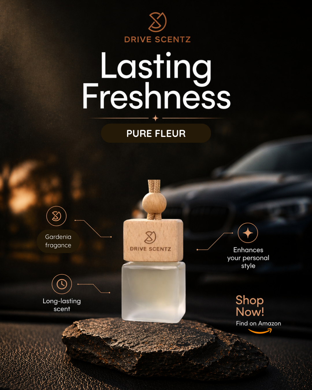 Pure Fleur - Car Diffuser Fragrance