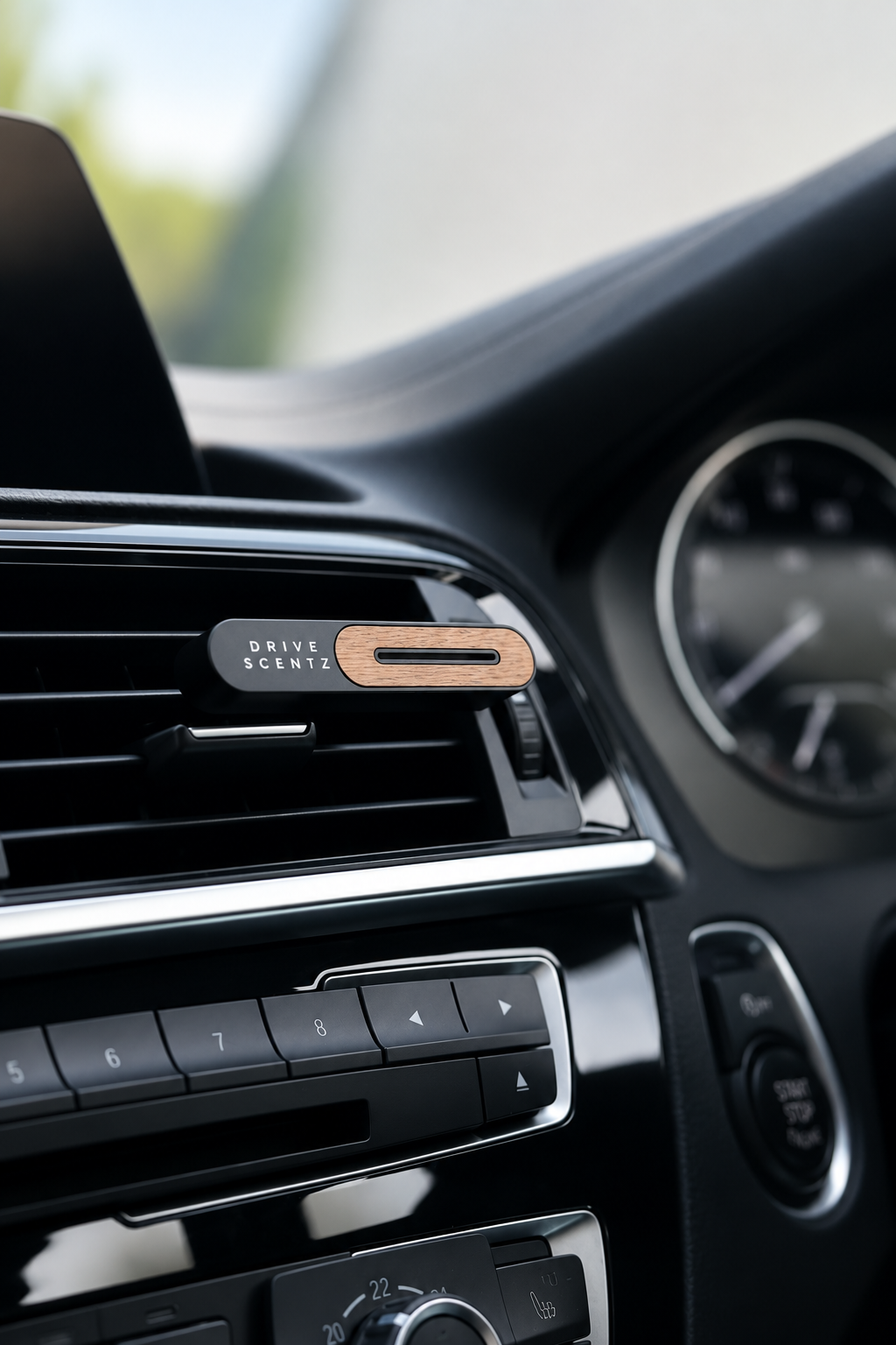 Edge - Luxury Wooden & Metal Car Air Freshener