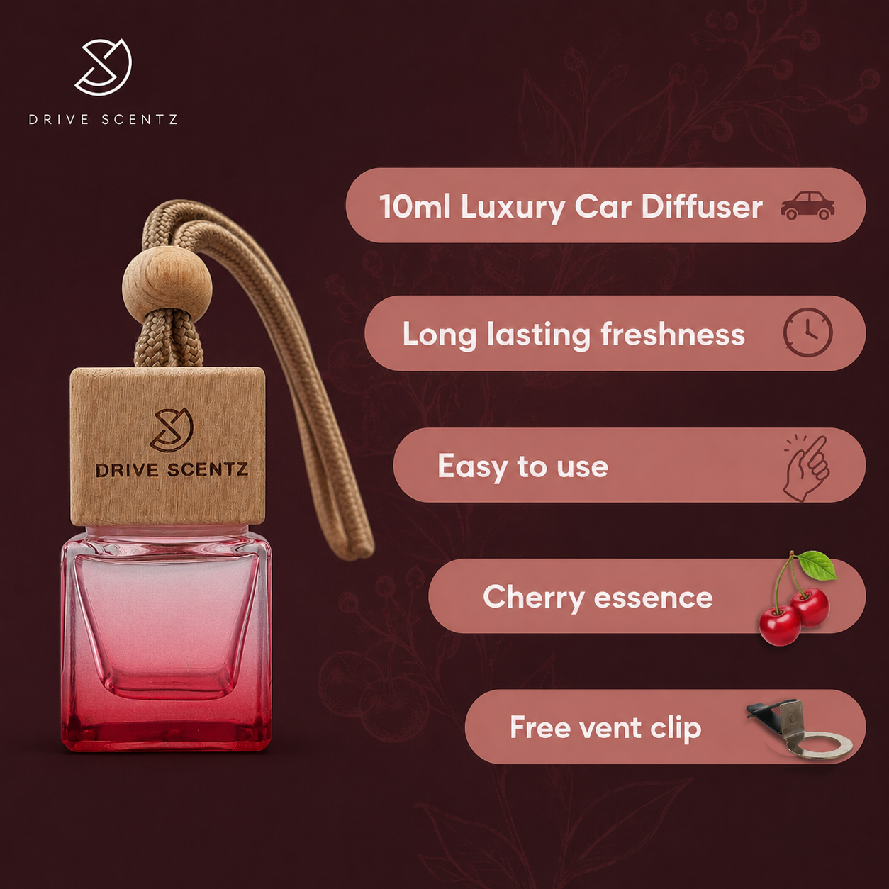 Cherry - Car Diffuser Fragance