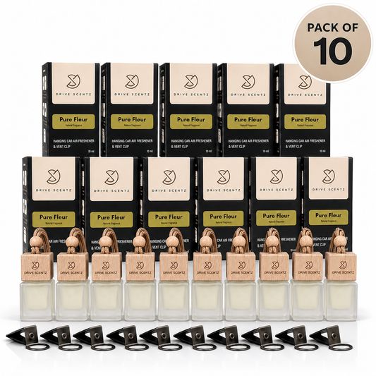 Pure Fleur - Car Diffuser Set Fragrance - Pack x 10