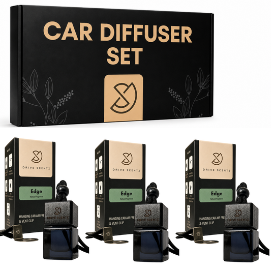 Edge - Car Diffuser Set Fragance - Pack x 3