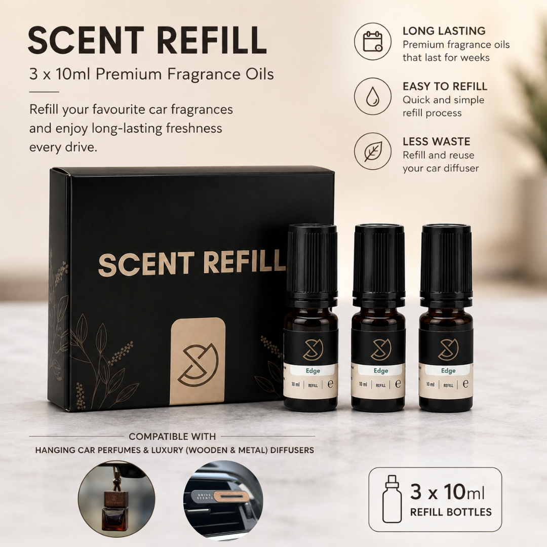 Refill Set - Edge Fragance Refill Oil 3 x 10ml